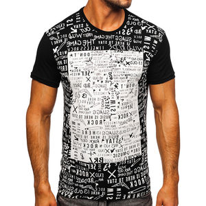T-shirts pour hommes en sublimation, 100% coton, séchage rapide, respirants, vente en gros, t-shirts épais, personnalisables pour hommes - Product Image 4