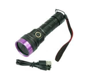 Linterna UV Recargable USB Gamela de 12W y 365nm con Filtro Negro, Aleación de Aluminio, Herramientas de Aire Acondicionado Automotriz, Certificación ISO, 1 Año de Garantía - Product Image 1