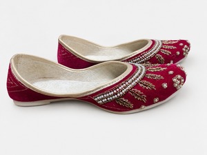 Mules en velours ornées de perles pour femmes, toutes saisons - Product Image 4