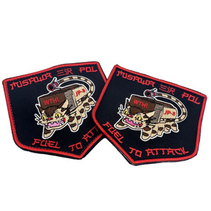 Premium custom woven patch sample and personalized woven name patches plus wholesale custom woven patches bulk custom woven - Product Image 3