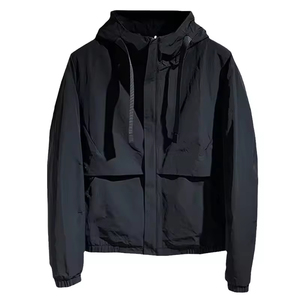 Nouvelle Arrivée 2026 – Blouson Coupe-Vent à Capuche pour Homme, Veste Imperméable Zippée pour Activités de Plein Air, Vente en Gros en Ligne - Product Image 4