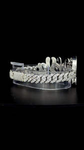 Custom "GENEVA" Iced Out Name Bracelet 925 Sterling Silver VVS Moissanite Diamond Hip Hop Cuban Bracelet for Men Women - Product Image 6