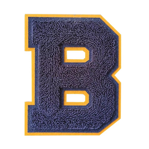 OEM Service Chenille <b>Patch</b> with Custom Embroidery, Vibrant Yarn Colors and <b>Sew</b> <b>On</b> Backing for Apparel Decoration Wholesale - Product Image 1
