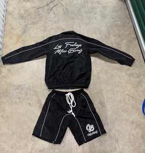 2025 nouveau Design Nylon ensemble hommes coupe-vent Shorts ensemble léger Nylon Streetwear survêtement pour hommes tenue d'été - Product Image 2