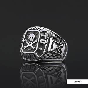 Bague Maçonnique BOJ 021 Personnalisée en Argent et Diamant, Bague de Diplôme Universitaire Unisexe, Cadeau pour Fêtes et Occasions Spéciales, Prix Bas - Product Image 6