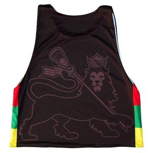 Awesome Design Polyester Mesh Cool Breathable Reversible Pinnies Youth Training High <b>Level</b> Lacrosse Jersey - Product Image 2