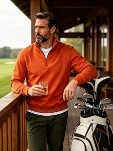 Sudadera con cremallera de cuarto de cuello para hombre, de felpa francesa gruesa, 100% algodón, lisa, estilo urbano, con logotipo personalizado, venta al por mayor - Product Image 4