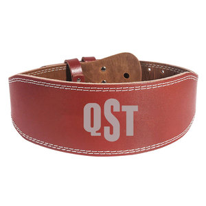 Ceinture de musculation en cuir pour hommes avec support lombaire, levier de squat, logo personnalisé, en cuir de vachette - Product Image 1