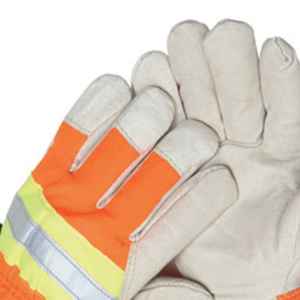 Gants de sauvetage en cuir de chèvre et de vache pour la descente en rappel rapide, gants tactiques d'escalade en corde - Product Image 3