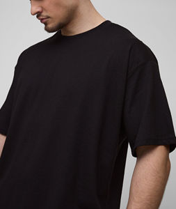 Camiseta de Hombre Oversize con Logotipo Personalizado, 100% Algodón, Estilo Urbano, Hombros Caídos, Ecológica, Hip Hop, Transpirable, de Secado Rápido - Product Image 6