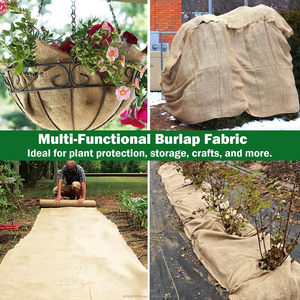 100% Natural Eco-Friendly Durable Biodegradable Jute <b>Hessian</b> Geotextile Fabric 300g/m Width 40Inch X 40Ft 10oz <b>Roll</b> Bangladesh - Product Image 4