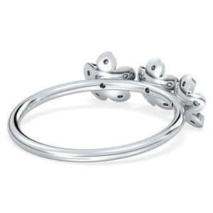 REYES Exclusive 925 Sterling Silver 14K Gold Plated Moissanite Engagement <b>Band</b> <b>Ring</b> For Women Wholesale Price Fine Jewelry - Product Image 4