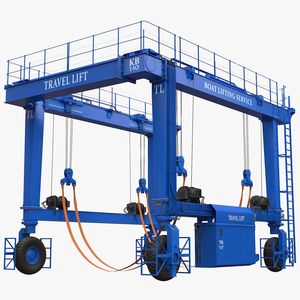 เครนยกเรือเคลื่อนที่แบบ Gantry Crane ขนาด 90 ตัน 60 ตัน พร้อมเครื่องยนต์และมอเตอร์สำหรับขาย - Product Image 1