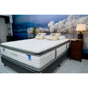 Matelas à ressorts American Star Victoria 42 cm, fermeté moyenne, surmatelas Euro Top matelassé, tissu tricoté de haute qualité, pour hôtel - Product Image 1