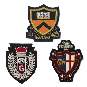 Badges de blazer en toile brodés à la main avec fil de bullion, qualité professionnelle, personnalisables, prix bas - Product Image 3