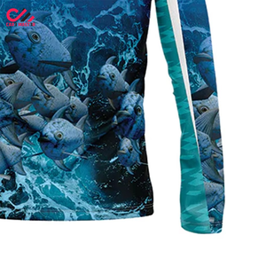 Camisas de Pesca Personalizadas de Manga Larga, Camisas de Poliéster de Secado Rápido con Protección, Camisas de Pesca para Hombre con Cuello y Botones - Product Image 6