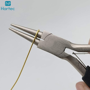 Wholesale Round Nose Jewelry Pliers High Carbon Steel <b>Wire</b> Looping Bending Tool Ergonomic Rubber Handle for Beading <b>Crafting</b> - Product Image 5