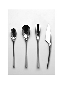 Ensemble de couverts en métal distinctifs, cuillère, fourchette et couteau en acier inoxydable de qualité supérieure, collection de vaisselle de cuisine - Product Image 6