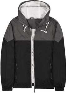 PLAYER'S POINT Veste polaire unisexe à fermeture éclair intégrale, col montant, bleu uni, manches longues, décontractée, pour le printemps, imperméable et coupe-vent - Product Image 5