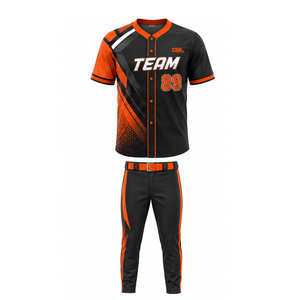 Uniforme de béisbol personalizado con jersey de sublimación de alta calidad y pantalones a juego para clubes, escuelas y equipos deportivos - Product Image 5