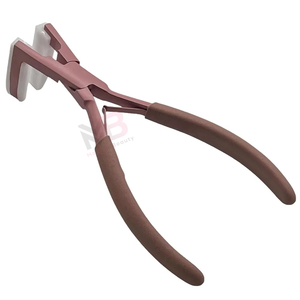 Pinzas para Extensiones de Cabello de Acero Inoxidable MAGMA BEAUTY con Etiqueta Personalizada, Cinta Adhesiva de Doble Cara, Herramientas de Estilismo, Uso Comercial Resistente - Product Image 2