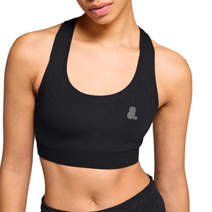 Women's <b>Black</b> Sporty <b>Skorts</b> High Waist Elastic Waist Anti-Pilling Quick Dry Knitted 100% Cotton Shorts with Logo - Product Image 4