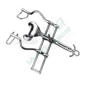 Retractor Abdominal Manual Balfour Autorretenible de Acero Inoxidable, Instrumento Quirúrgico Reutilizable y Ajustable para una Amplia Exposición - Product Image 1