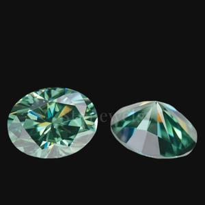 Diamante de Laboratorio con Corte Ovalado Verde, Directo de Fábrica, Certificado IGI, Piedra Suelta DEF VVS VS para Anillos, Colgantes y Pendientes - Product Image 1
