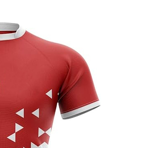 Camiseta de rugby atlética premium con logotipo personalizado del equipo, ropa deportiva de secado rápido que absorbe la humedad para competición - Product Image 6