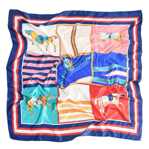 Tela de Satén Estampada Personalizada al por Mayor para Bufandas, para Promoción de Marca Privada en Europa e Israel, Marketing Corporativo OEM - Product Image 2