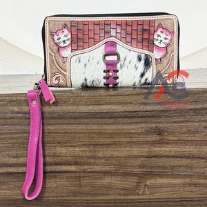 กระเป๋าคลัทช์หนังแท้สไตล์ตะวันตกขนาดใหญ่ ปี 2026 สำหรับผู้หญิง ดีไซน์หรูหราทันสมัย ทำจากหนังวัวแท้ - Product Image 1