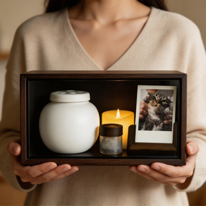 Wholesale Premium Wooden Keepsake <b>Box</b> Pet Urn <b>Box</b> Wooden <b>Memory</b> <b>Box</b> for Gift made in Vietnam - Product Image 3