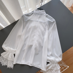 Blusa de Chifón para Mujer, Manga Larga, Elegante y Ligera, para Oficina, Venta al Por Mayor Personalizada - Product Image 3