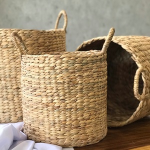 ตะกร้าสานสำหรับใส่ของในบ้าน,ตะกร้าใส่ผ้าสำหรับซักผ้าจากเวียดนาม - Product Image 3