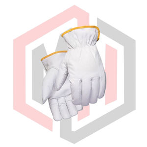 Gants de jardinage de sécurité en cuir de chèvre résistants à l'abrasion, sans silicone, respirants, résistants aux déchirures, anti-chaleur, personnalisables - Product Image 3