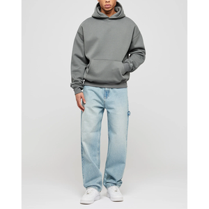 Ropa de Invierno de Alta Calidad, Estilo Urbano, Felpa Francesa, Corte Regular, Color Sólido, Personalizable, Ecológico, Bordado, Forrado - Product Image 3