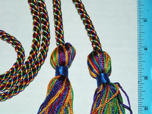 Cordon de graduation en polyester solide de haute qualité, frange décorative durable pour sacs imperméables - Product Image 5