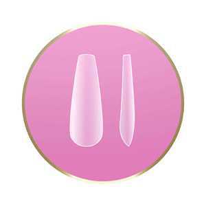 Pre-Shaped Coffin Almond Finger <b>Nail</b> Forms Design 240pcs Full Cover Soft Gel Plastic <b>Nail</b> CE Certified Vietnam YOKEFELLOW - Product Image 3