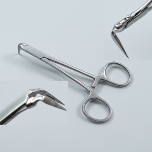 Pinzas Stieglitz de Acero Inoxidable de Grado Alemán, 90 Grados, 5 Pulgadas, Punta Cónica, Pinzas para Extracción de Fragmentos Radiculares Dentales - Product Image 1