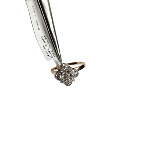 Élégantes bagues en or rose massif 14 carats pour femmes, légères et stylées, avec diamants de 0,34 ct, design ethnique et tendance - Product Image 2