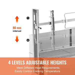 Asador Eléctrico para Cerdos Enteros de 46 Pulgadas con Capacidad para 132 Libras y Motor de 52W - Product Image 5