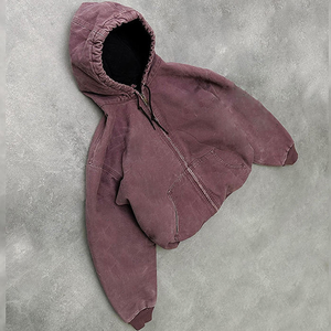 Sudadera con Capucha Unisex Vintage, Corte Regular, Color Sólido, Bolsillo Frontal, Casual, Resistente al Viento, 400g, para Otoño, 100% Algodón, Material de Felpa - Product Image 5