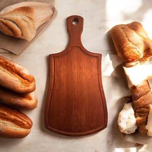 Planche à découper multifonction en bois d'acacia très vendue, outil de cuisine haut de gamme pour couper les légumes, les fruits et les aliments - Product Image 2