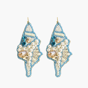 Pendientes de cuentas con dijes de diseño artesanal indio para mujer, bonitos y modernos, para bodas, fiestas y regalos, joyería de marca. - Product Image 1
