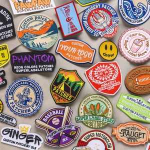 Custom Embroidered Patch Personalized Embroidery Badge Decorative Embroidery <b>Label</b> Premium Quality Custom Design OEM - Product Image 2