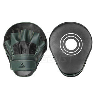 Pads de frappe en cuir légers avec évacuation de l'humidité et fermeture auto-agrippante pour l'entraînement de boxe – Rembourrage robuste et manipulation facile - Product Image 4