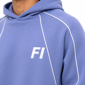 Conjunto de Chándal Personalizado para Hombre con Capucha, Ribetes y Logotipo, Sudadera Oversize y Joggers, Ropa Urbana, Proveedor Mayorista - Product Image 5