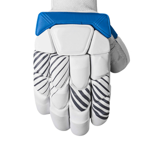 Gants de frappe de cricket en cuir Pittards professionnels personnalisés, légers, haute protection, rembourrage gris glacé, protège-mains de frappe. - Product Image 4