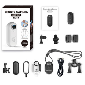 Caméra sportive étanche 1080P populaire pour animaux de compagnie Fixation magnétique 360 degrés Imagerie d'action cycliste CMOS Compatible MicroSD - Product Image 5