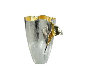 Jarrón de Flores de Aluminio de Lujo con Diseño Moderno y Minimalista para Decoración de Sala de Estar y Arreglos Florales - Product Image 3